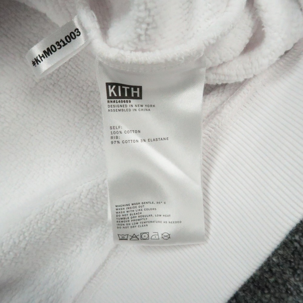 Kith Hoodie Mens XXL White Invisible Friends Graphic Pullover Hooded Heavyweight - Picture 5 of 11